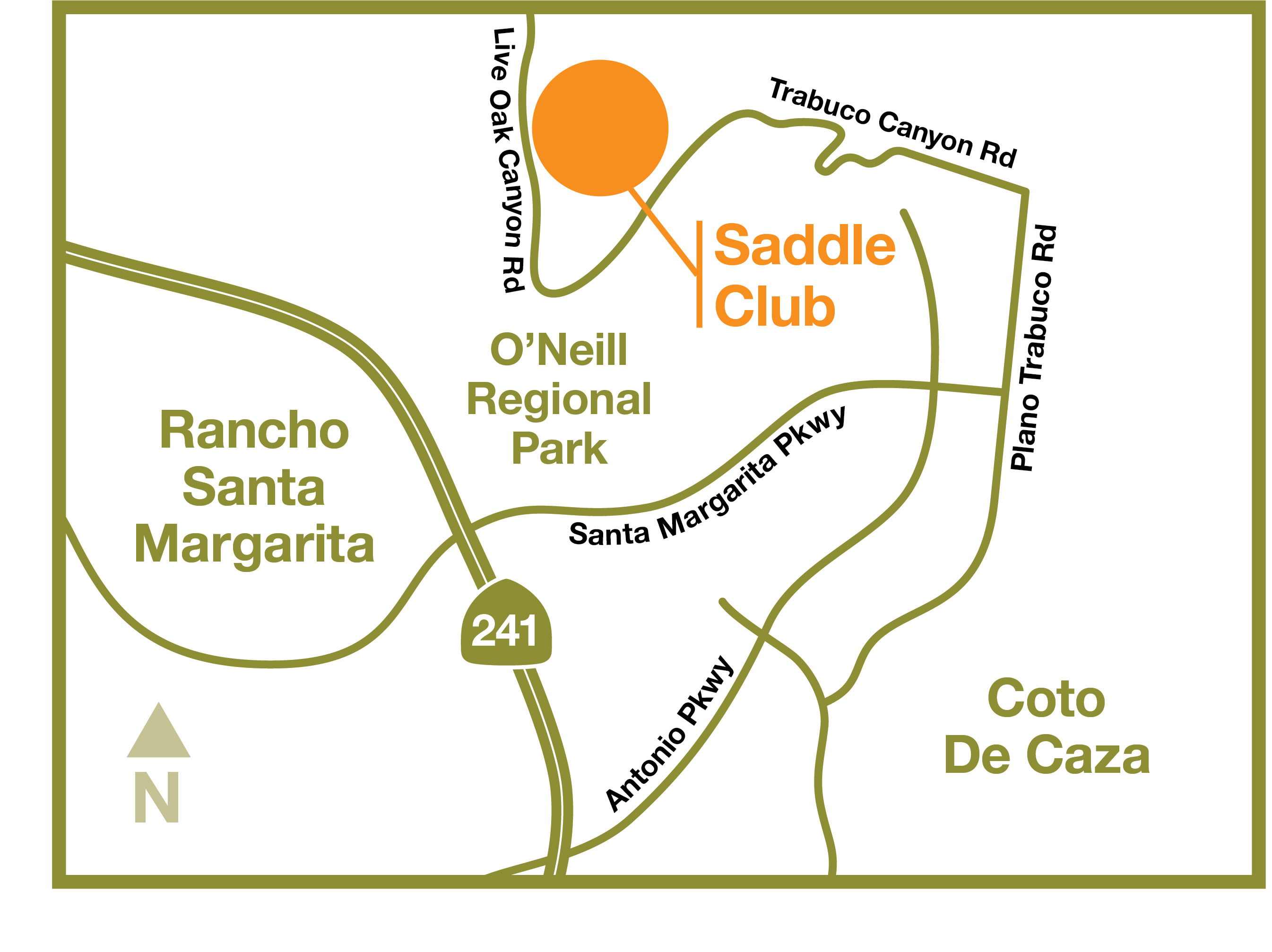 Saddle Club Area Map